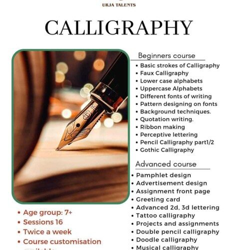 Calligraphy Writing Classes