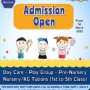 Play School Admission in Gujrawala Town at PurpleKidz