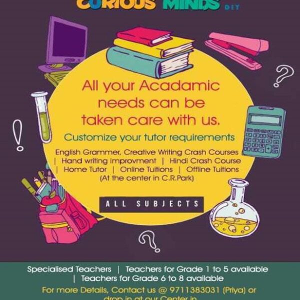 Tuition Classes for Kids in CR Park
