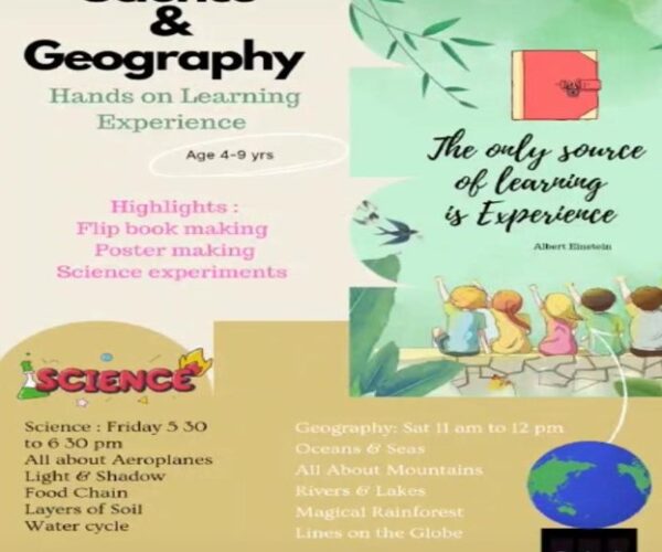 Science & Geography Classes for Kids in South Ex Part 2