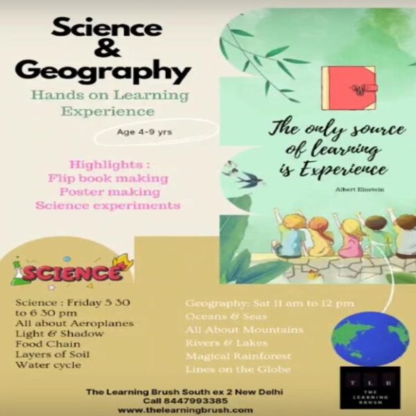 Science & Geography Classes for Kids in South Ex Part 2