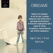 Art n Craft Origami Classes for Kids in South Ex Part 2