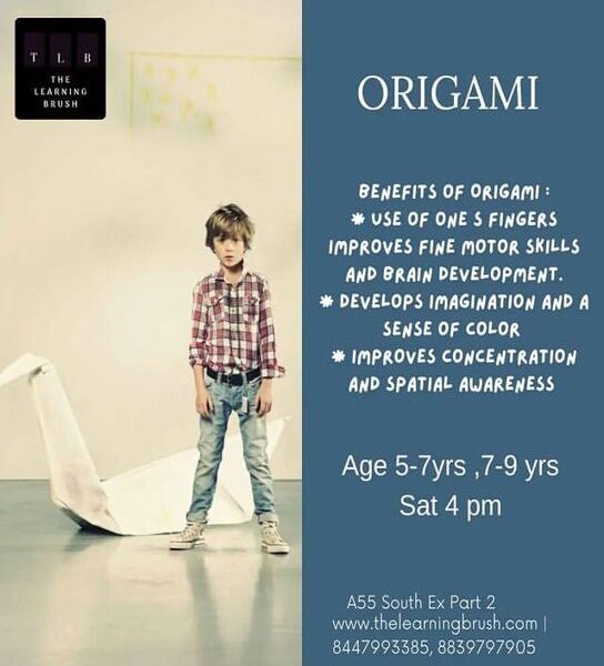 Art n Craft Origami Classes for Kids in South Ex Part 2