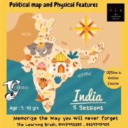 Political Map and Physical Features for Kids in South Ex Part 2