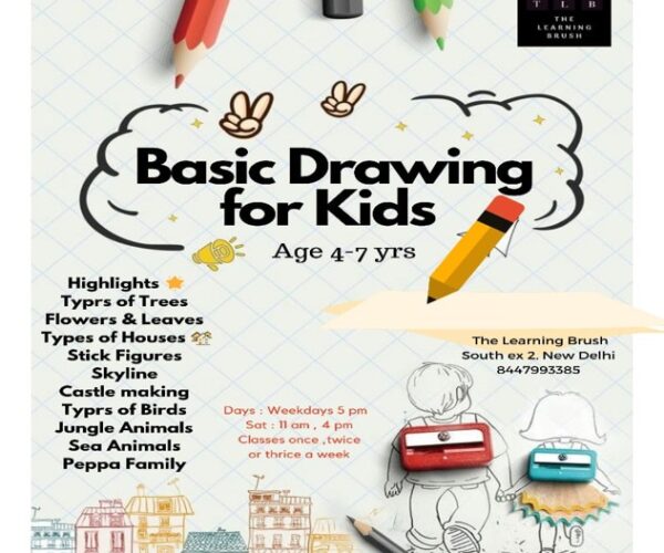 Drawing Classes for Kids in South Ex Part 2