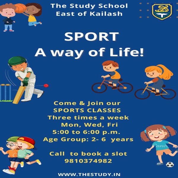 All Type Sports Classes for Kids in East of Kailash