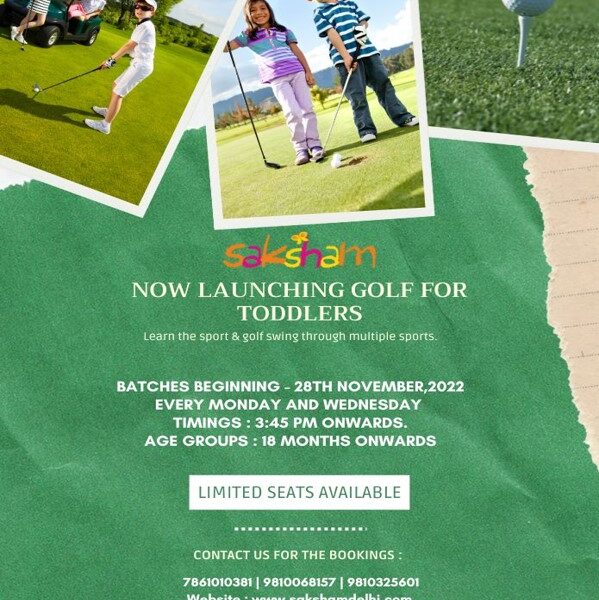 Golf Classes for Toddlers in RK Puram by Saksham