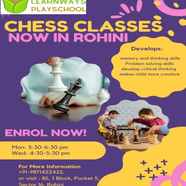 Chess Classes for Kids and Teenagers in Ashok Vihar