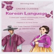 Online Korean Language Classes for Kids and Teenagers