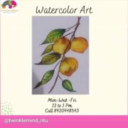 Watercolor Art Classes for Kids in Pitampura