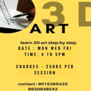 3D Art Classes for Kids & Teenagers in Pitampura