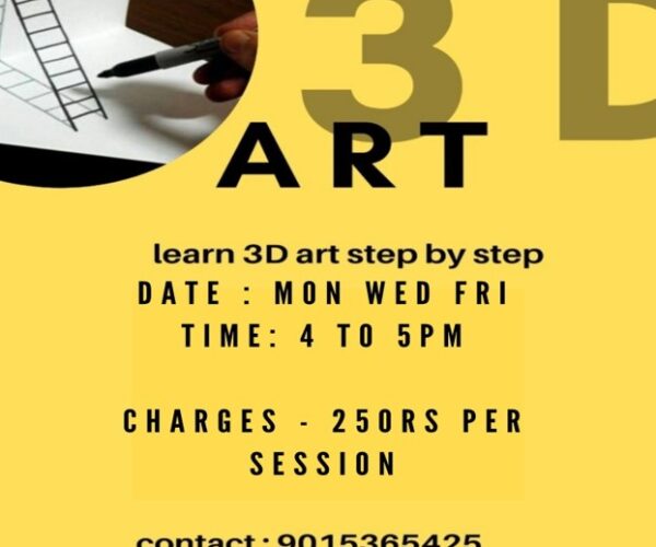 3D Art Classes for Kids & Teenagers in Pitampura