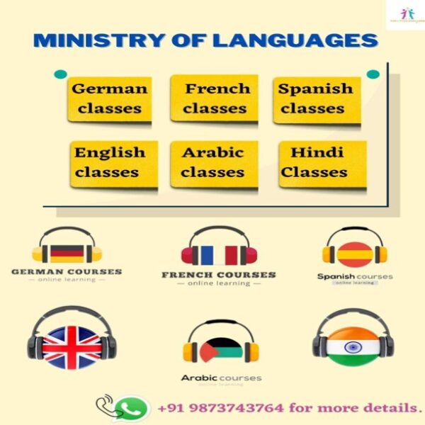German, French, Spanish, Arabic, English & Hindi Language Classes in Sector 107 Noida