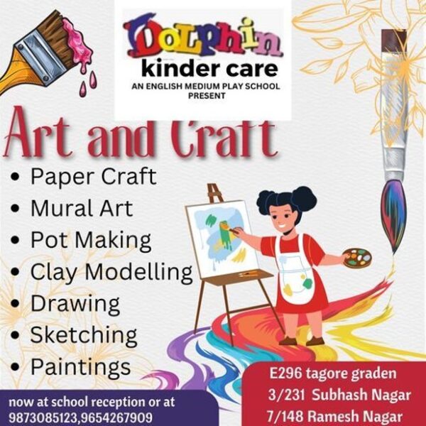 Art N Craft Classes For Kids in Subhash Nagar