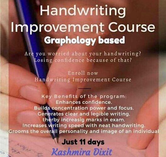 Online Handwriting Improvement Course for Kids