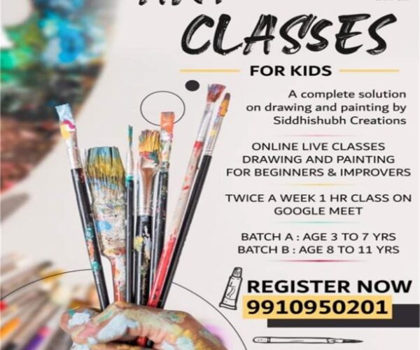 Online Art Classes of Drawing and Painting for Kids