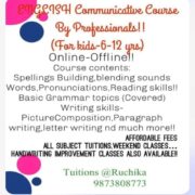 English Grammar Phonics Classes for Kids in West Delhi