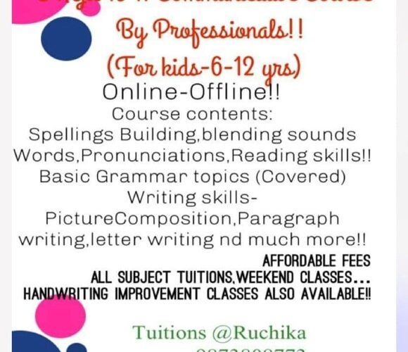 English Grammar Phonics Classes for Kids in West Delhi