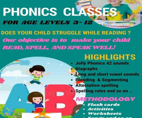 Online English Phonics Classes for Kids