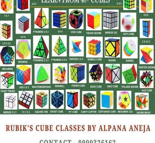 Rubik Cube Classes for Kids in Lajpat Nagar