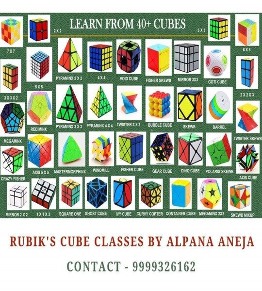 Rubik Cube Classes for Kids in Lajpat Nagar