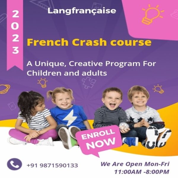 French Language Classes for Kids in Tilak Nagar
