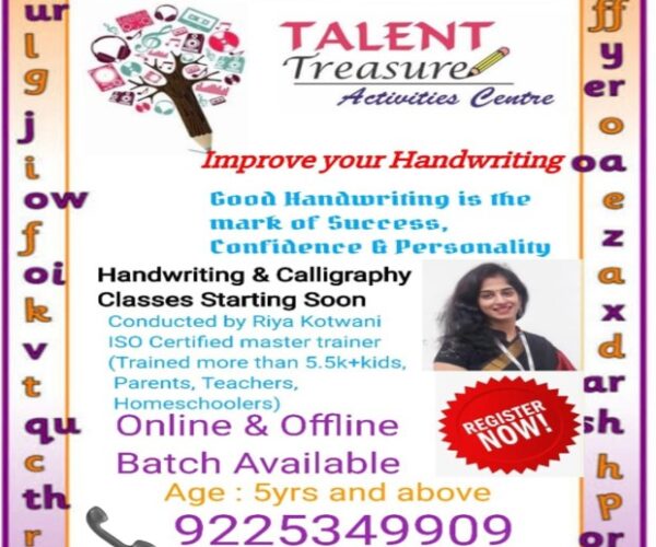 Calligraphy Writing and Handwriting Improvement Classes for Kids in Malviya Nagar