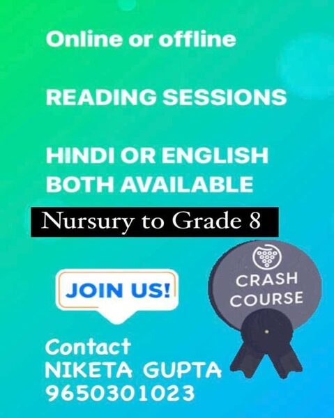 Online English and Hindi Reading Classes for Kids