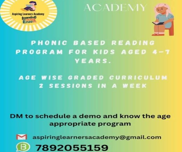 Online English Phonics Classes for Kids