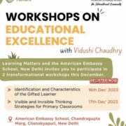 WORKSHOPS ON EDUCATIONAL EXCELLENCE IN CHANAKYAPURI