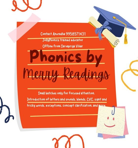 English Phonics Classes for Kids in Sarvpriya Vihar