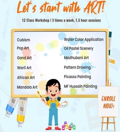 Art and Craft Classes for Kids in South City 1 Sector 41 Gurgaon