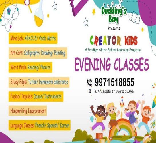 Evening Classes for Kids in Sector 17 Dwarka