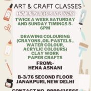 Art and Craft Classes for Kids in Janakpuri