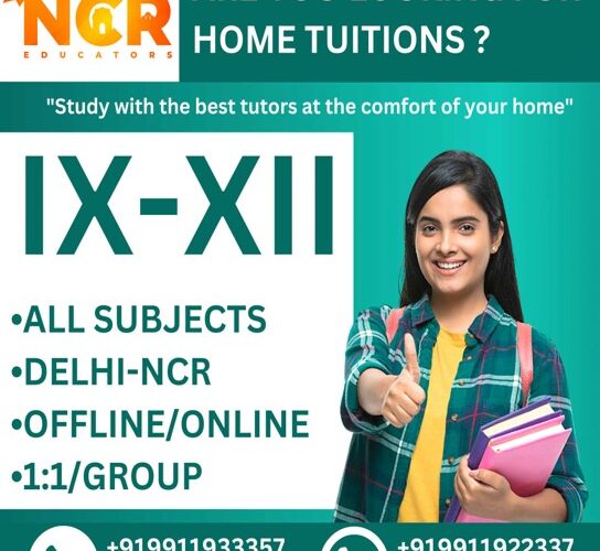 Tuition Classes for Class 9th to 12th in Sector 58 Noida