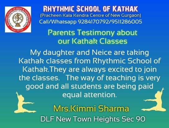 Kathak Dance Classes for Kids in Sector 92 Gurgaon