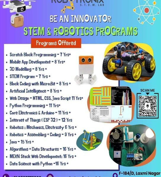S.T.E.M & Robotics Program Courses in Laxmi Nagar