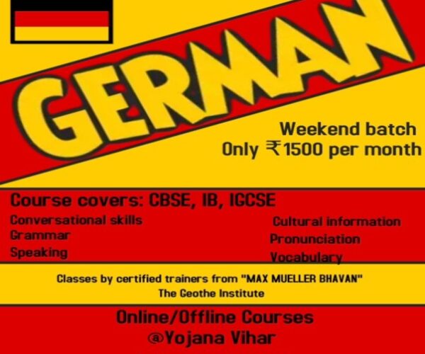 German Language Classes for Kids in Yojana Vihar