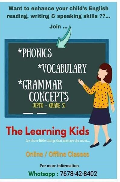 English Phonics & Grammar Classes for Kids in Satya Niketan Moti Bagh