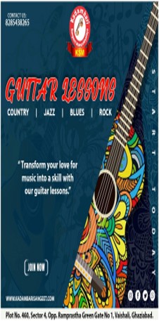 Guitar and Singing Classes for Kids in Sector 4 Vaishali