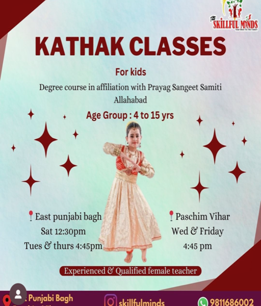 Kathak Dance Classes in Paschim Vihar