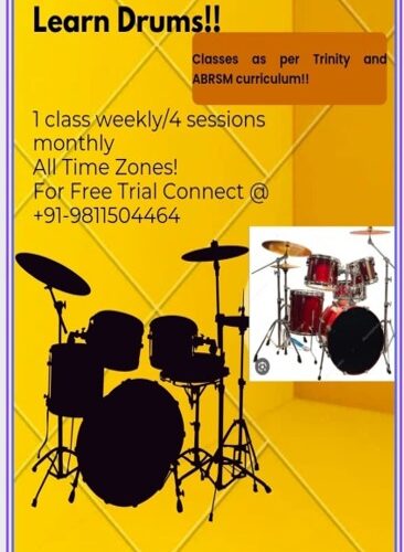 Drums Classes for Kids in Sector 41 Noida