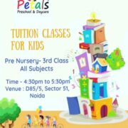 Tuition Classes for Kids Pre Nursery to Class 3 in Sector 51 Noida