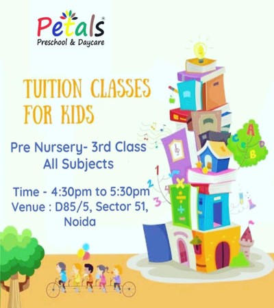Tuition Classes for Kids Pre Nursery to Class 3 in Sector 51 Noida