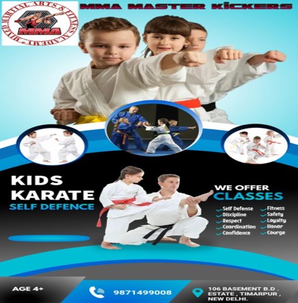 Kids Self Defence Classes in BD Estate Timarpur