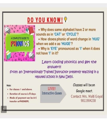 Online English Phonics Classes for Kids