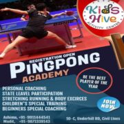 Table Tennis Training Classes for Kids in Civil Lines