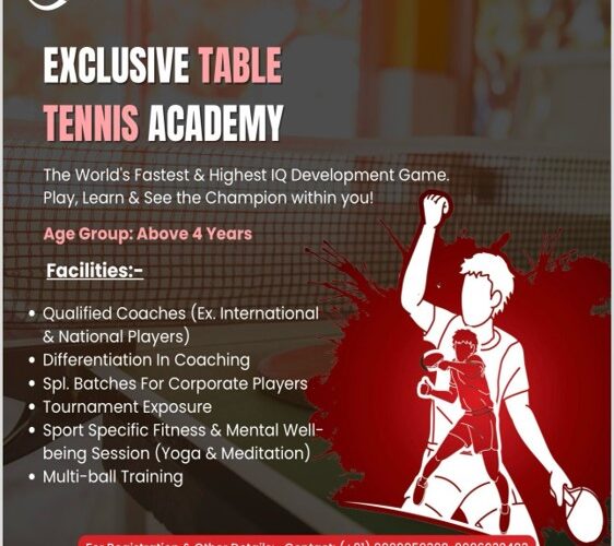 Table Tennis Training Classes for Kids in Sushant Lok Phase 1 Sector 43 Gurgaon