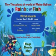 Tiny Thespians: A world of Make-Believe Rainbow Fish Drama and Theater Classes for Kids in Punjabi Bagh West