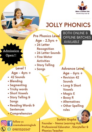 English Phonics Classes for Kids in Ashok Vihar